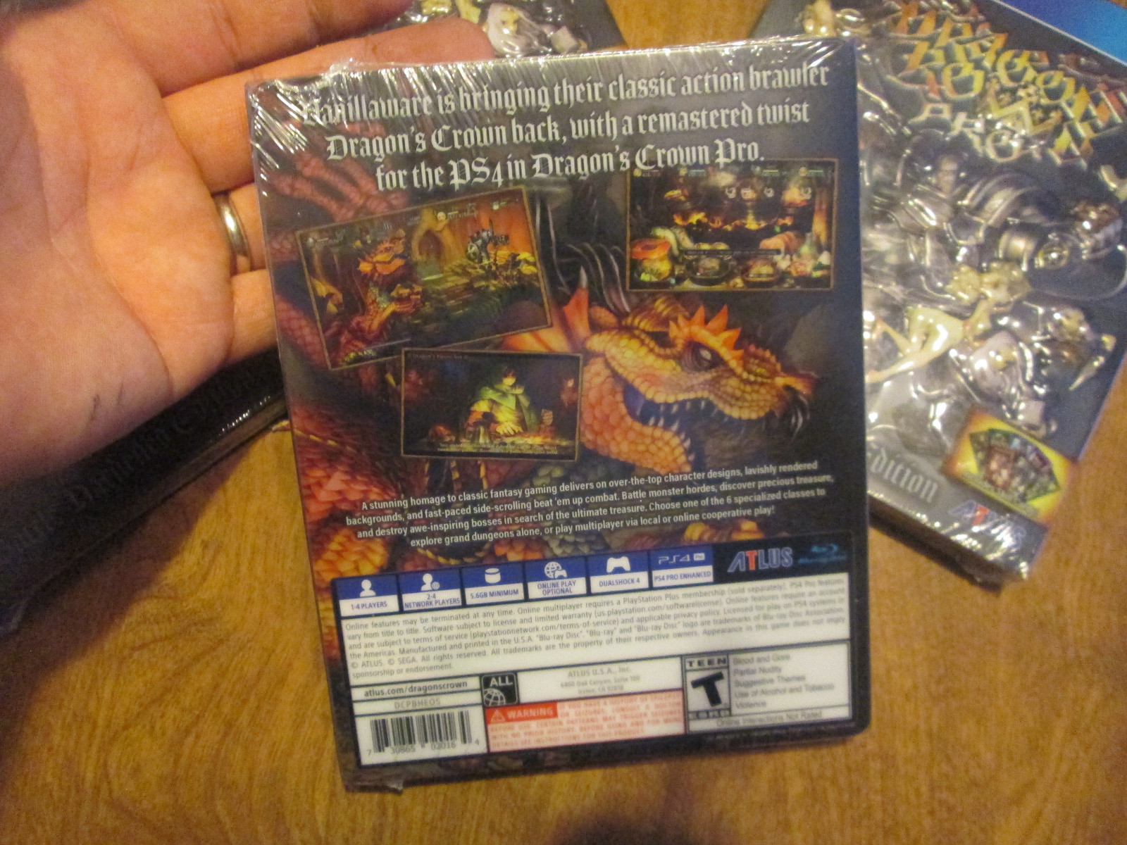 Dragon’s Crown Pro Battle-Hardened Edition PS4 STEELBOOK / METALPACK SKILL CARDS