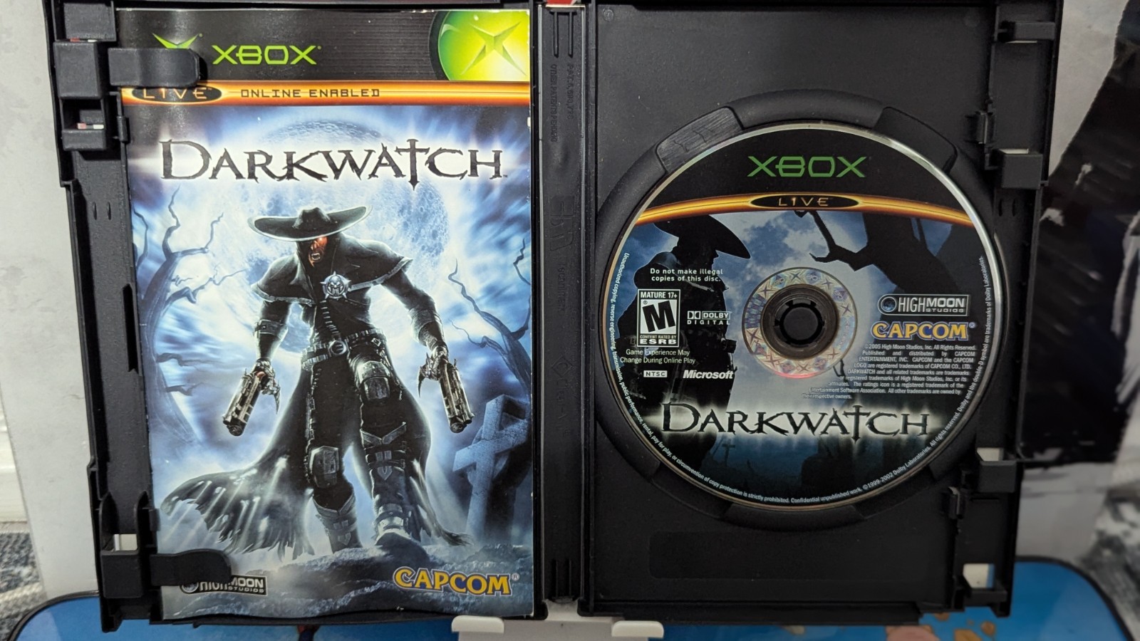 Capcom Darkwatch Microsoft Xbox Disc & Case NTSC-U/C M Shooter Online Play