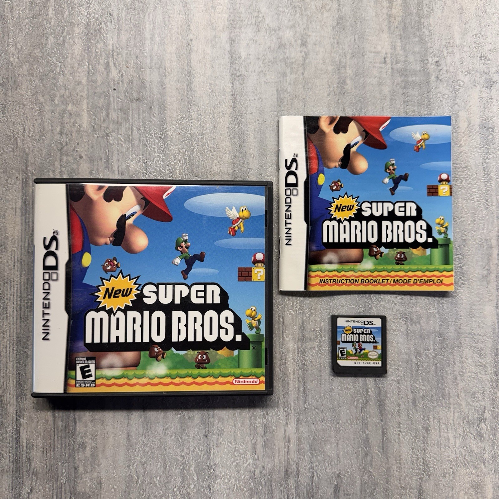 New Super Mario Bros. (Nintendo DS, 2006) CIB – Authentic Complete CIB Tested