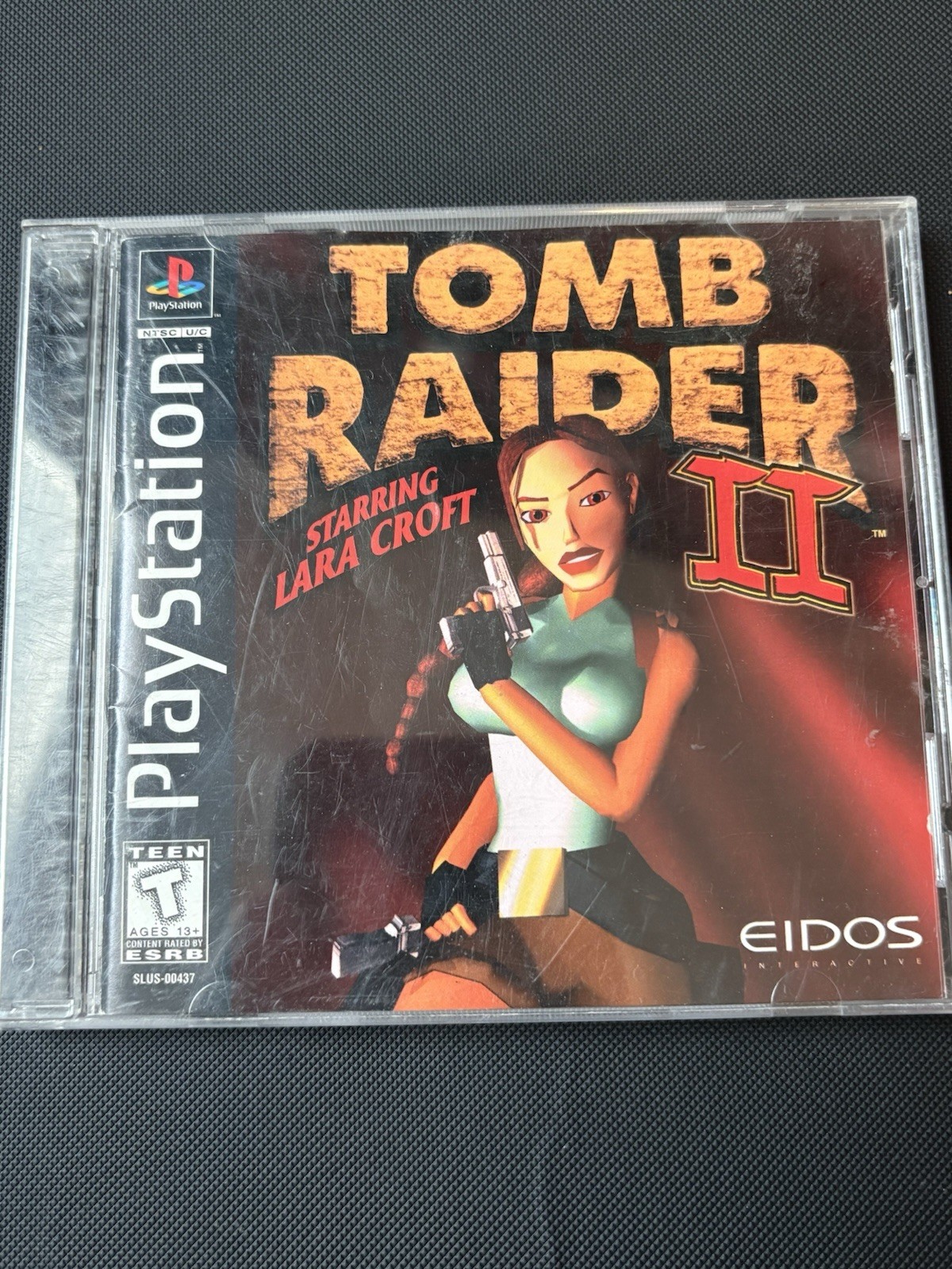 Tomb Raider II 2 Lara Croft Black Label (Sony PlayStation 1997) PS1 COMPLETE CIB