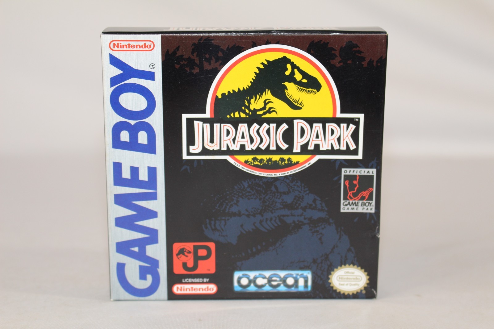 Jurassic Park Nintendo Game Boy Complete CIB NEAR MINT Condition w/ RARE POSTER!