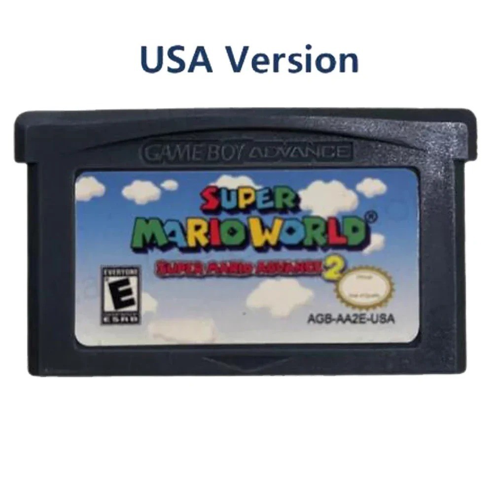 Super Mario Advance 2: Super Mario World For Game boy Advance GB/GBA/NDS USA