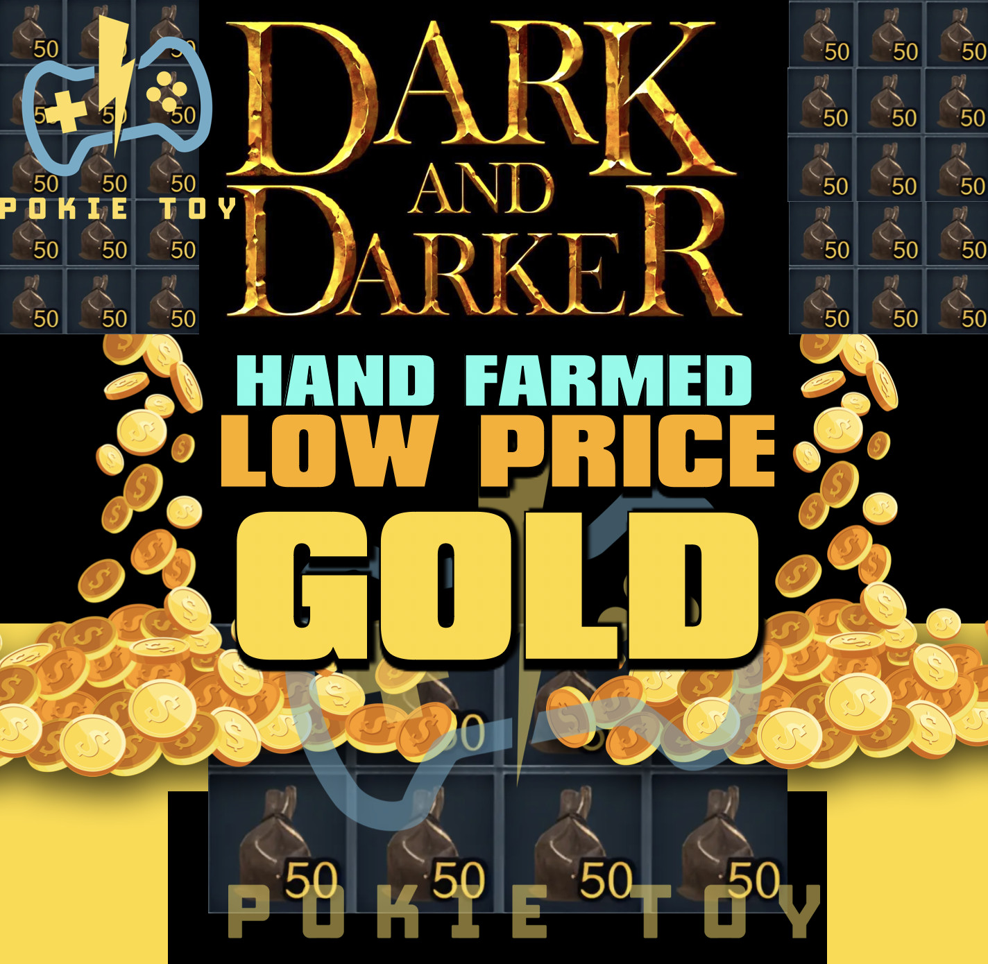🔥DARK AND DARKER GOLD COINS🔥5k-100K🔥NEW WIPE🔥HAND FARMED GOLD🔥SAFE AND FAST