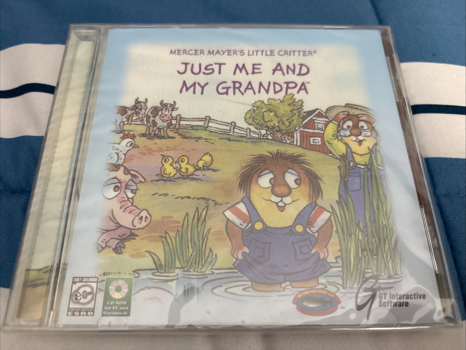Mercer Mayer Little Critter Just Me And Grandpa CD Rom Small Crack, Sealed, Read