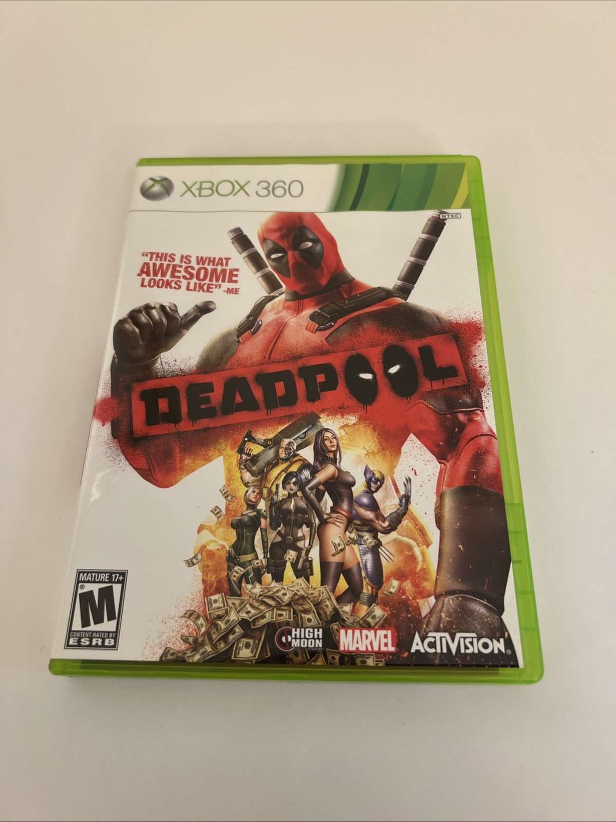 Deadpool (Microsoft Xbox 360, 2013) DISC & CASE! Clean And Tested!