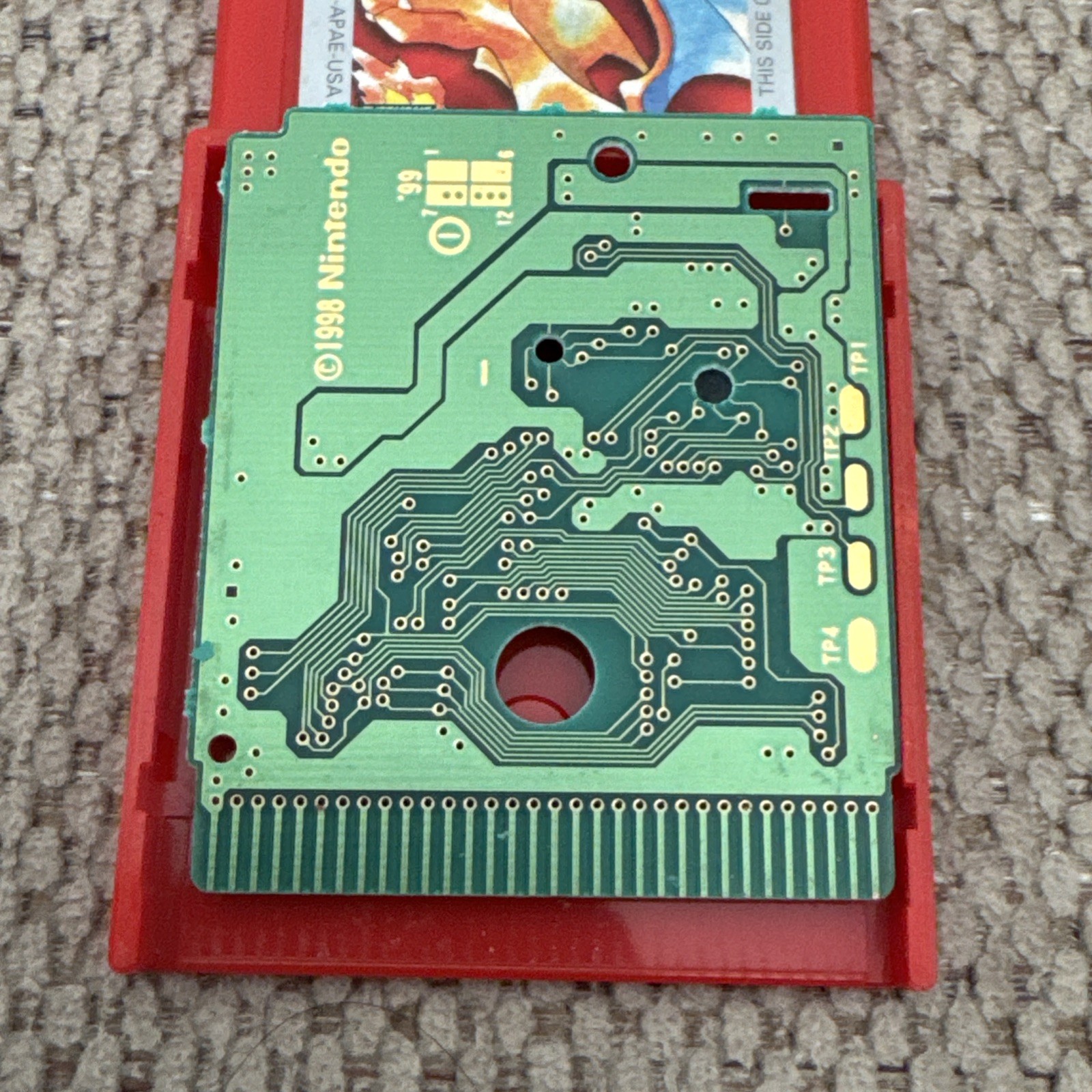 Pokémon: Red Version (Nintendo Game Boy) Authentic Tested – Save Battery Works