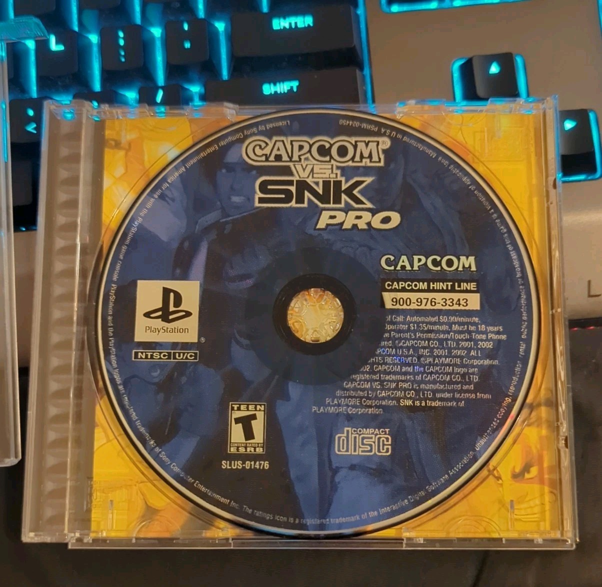 Capcom vs SNK Pro for Sony Playstation PS1 No Manual Tested