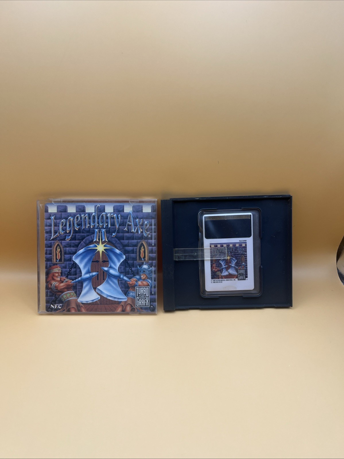 Legendary Axe II 2 for Turbo Grafx 16 Complete In Case Great Shape Damage Case