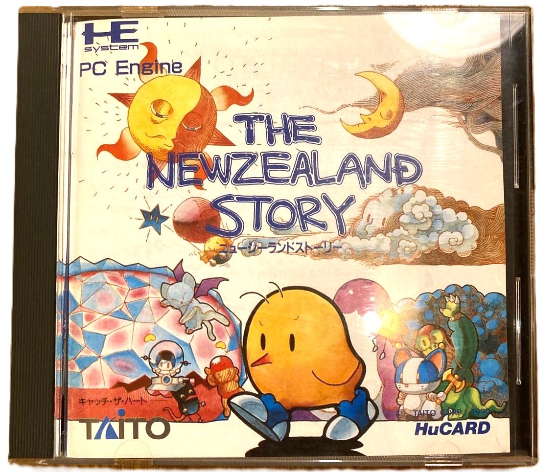 The New Zealand Story PC Engine HuCARD TAITO Japan Import PCE Retro Game Tested
