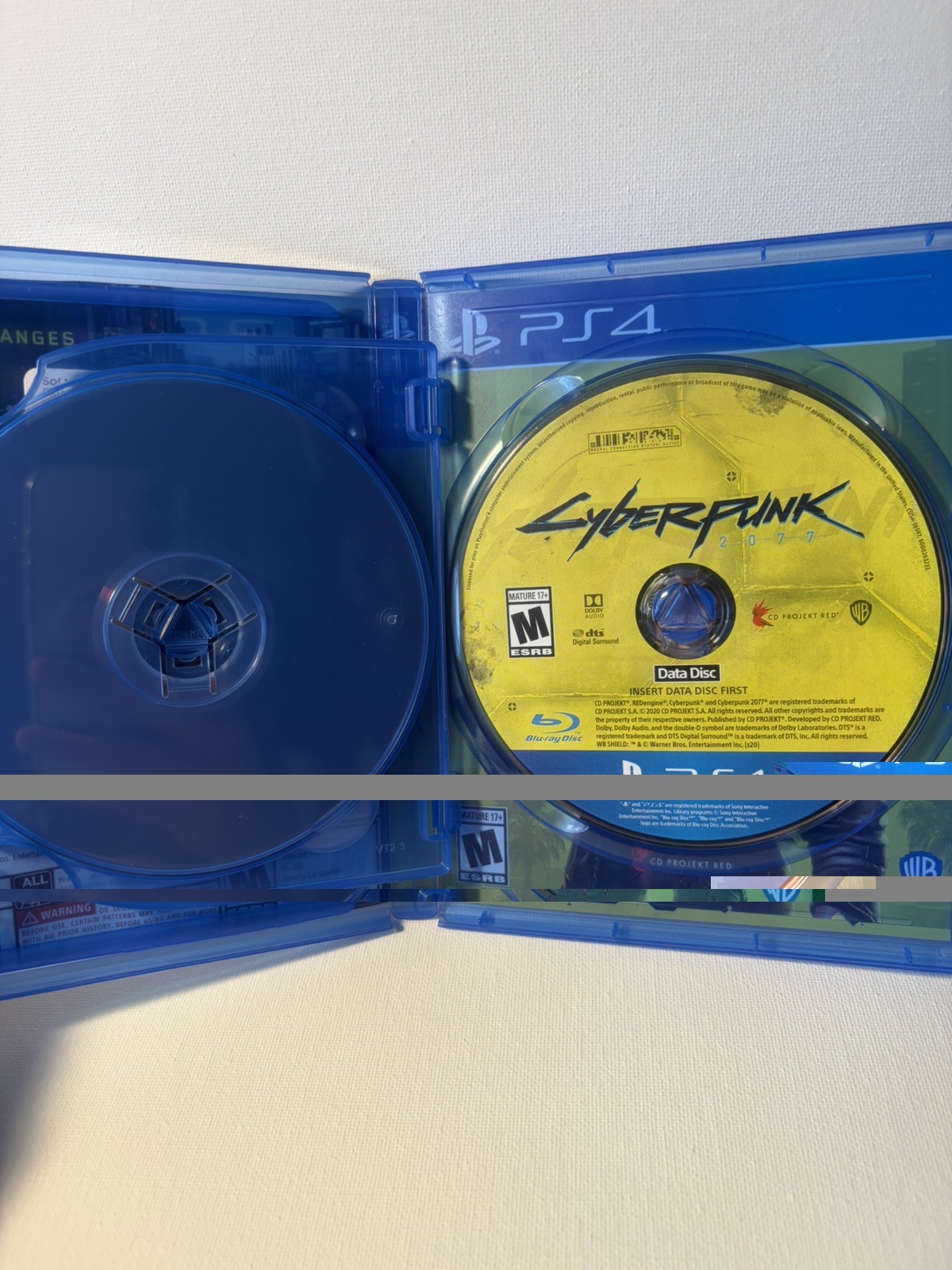 Cyberpunk 2077 PS4 Sony CD Projekt Red Open World RPG Sci Fi Video Game CIB