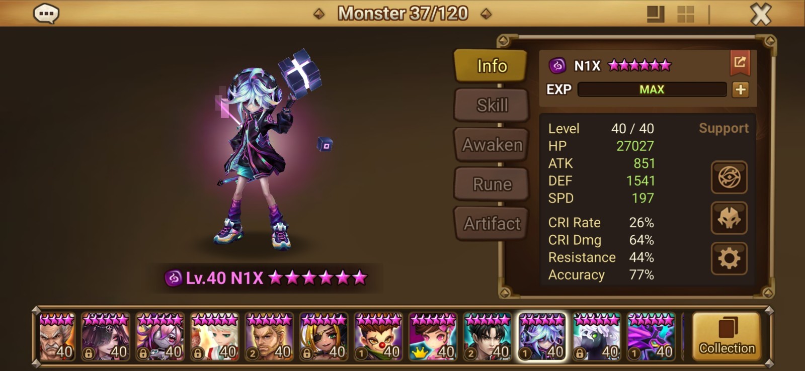 Summoners War Global Server Yeonhong, N1X, Jaara, JJK/Tekken