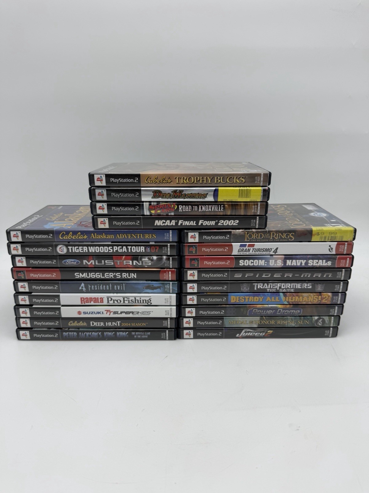 Lot 22 PlayStation 2 Sony PS2 Video Games Sports Hunting Action Adventure Read!