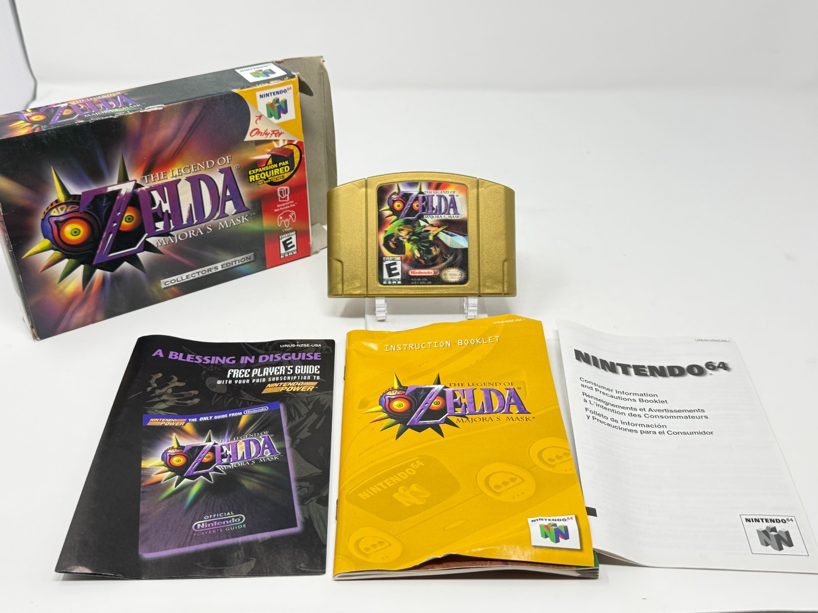 Zelda Majora’s Mask [Collector’s Edition] Nintendo 64 CIB Excellent