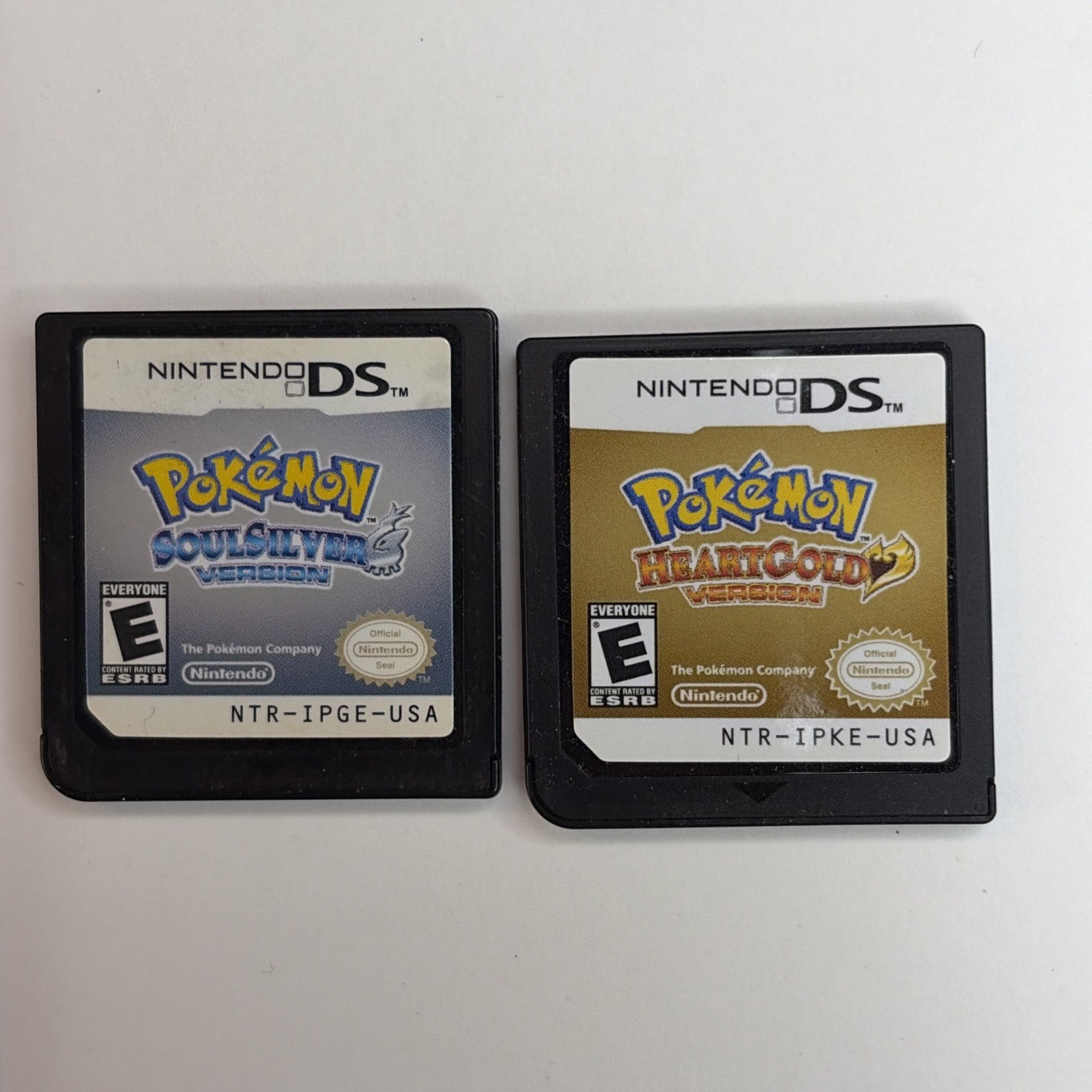 Pokemon: SoulSilver + HeartGold Nintendo DS LOT Authentic Complete Box CIB