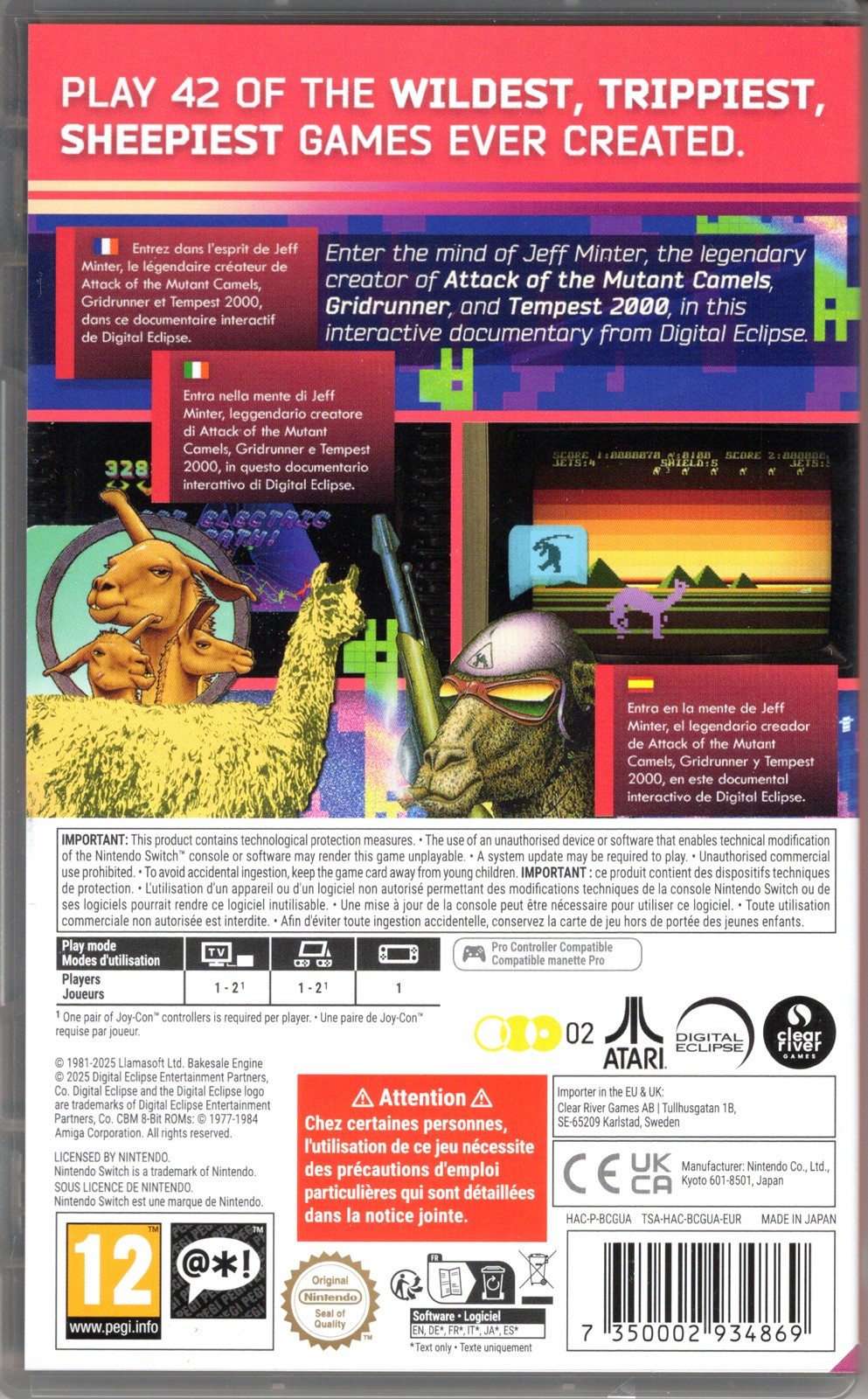 Llamasoft: The Jeff Minter Story for Nintendo Switch™