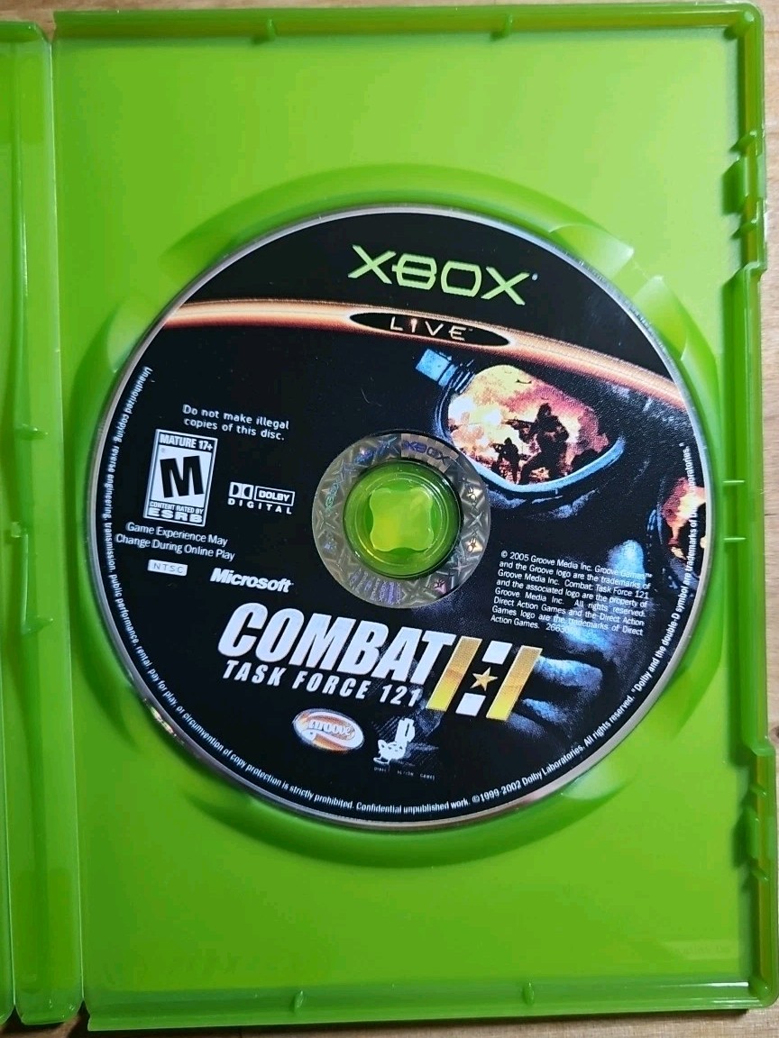 Combat Task Force 121 (Xbox, 2005) Complete Free Ship Tested Authentic