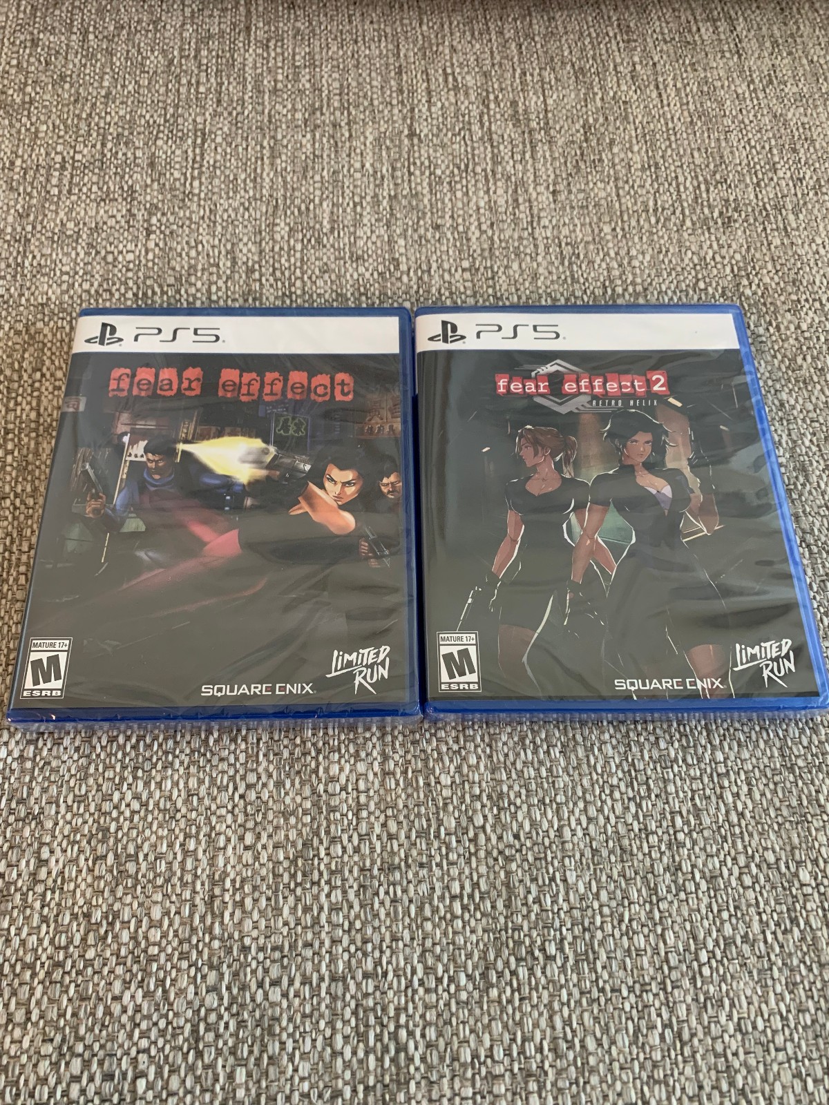 Fear Effect 1 + 2 Bundle PS5 Limited Run #150 #182 PlayStation 5 New Sealed