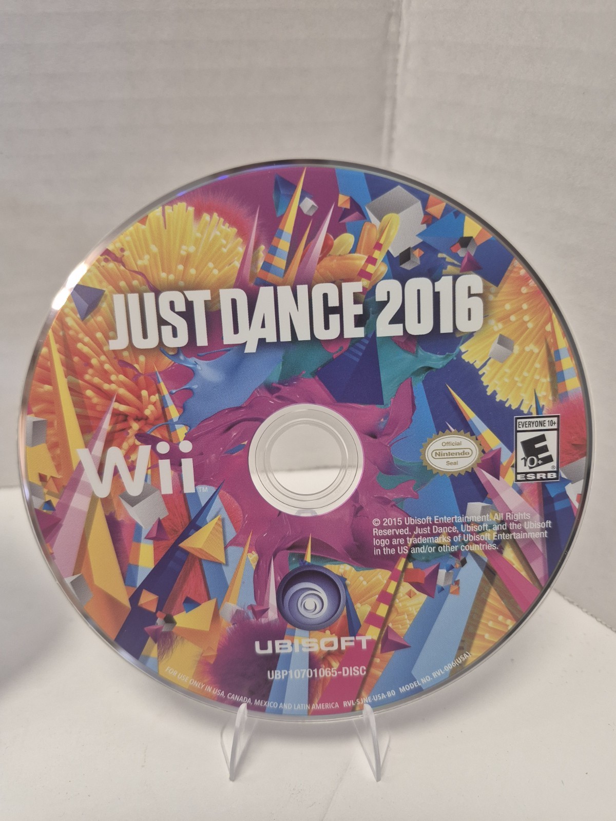 Just Dance One/ 2014/2015/2016 Bundle Nintendo Wii, Tested, 4 Games !!