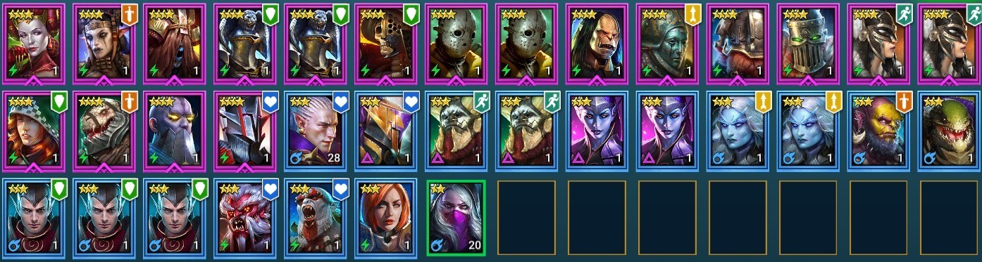 Raid Shadow Legends | Starter Mythical – Joan : 92k energy / 25 Legendary