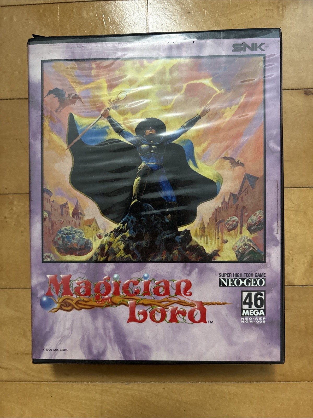 Magician Lord Neo Geo AES Cartridge System SNK 1990 NGH-005 46 Mega Authentic