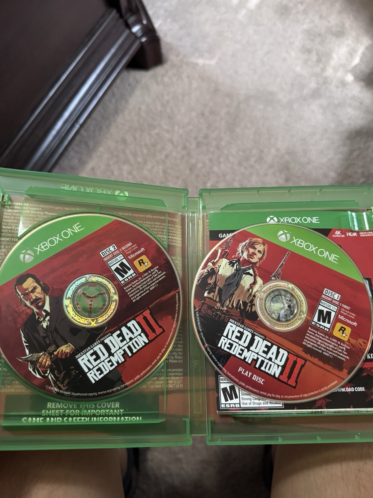 Red Dead Redemption 2 For Xbox, Hardly Touched With Map And Free Add On