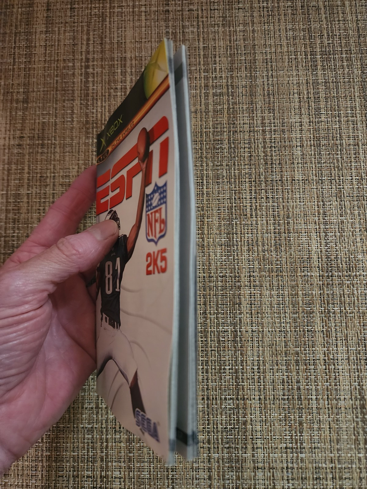 ESPN NFL 2K5 (Microsoft Xbox, 2004) Complete w/Manual Pre-Owned VG Cond