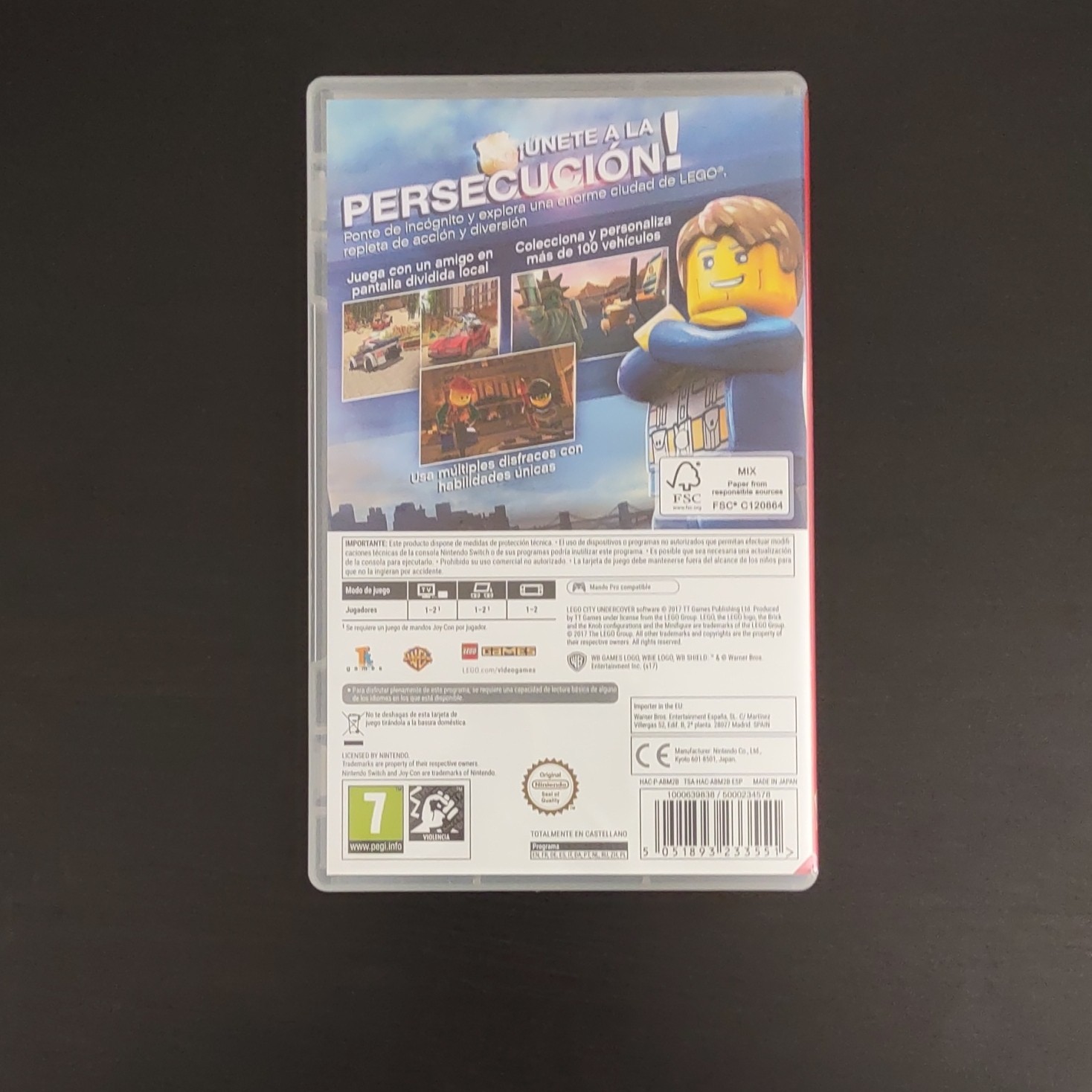 WB Games LEGO City Undercover Nintendo Switch PAL PEGI 7 Multiplayer 2017