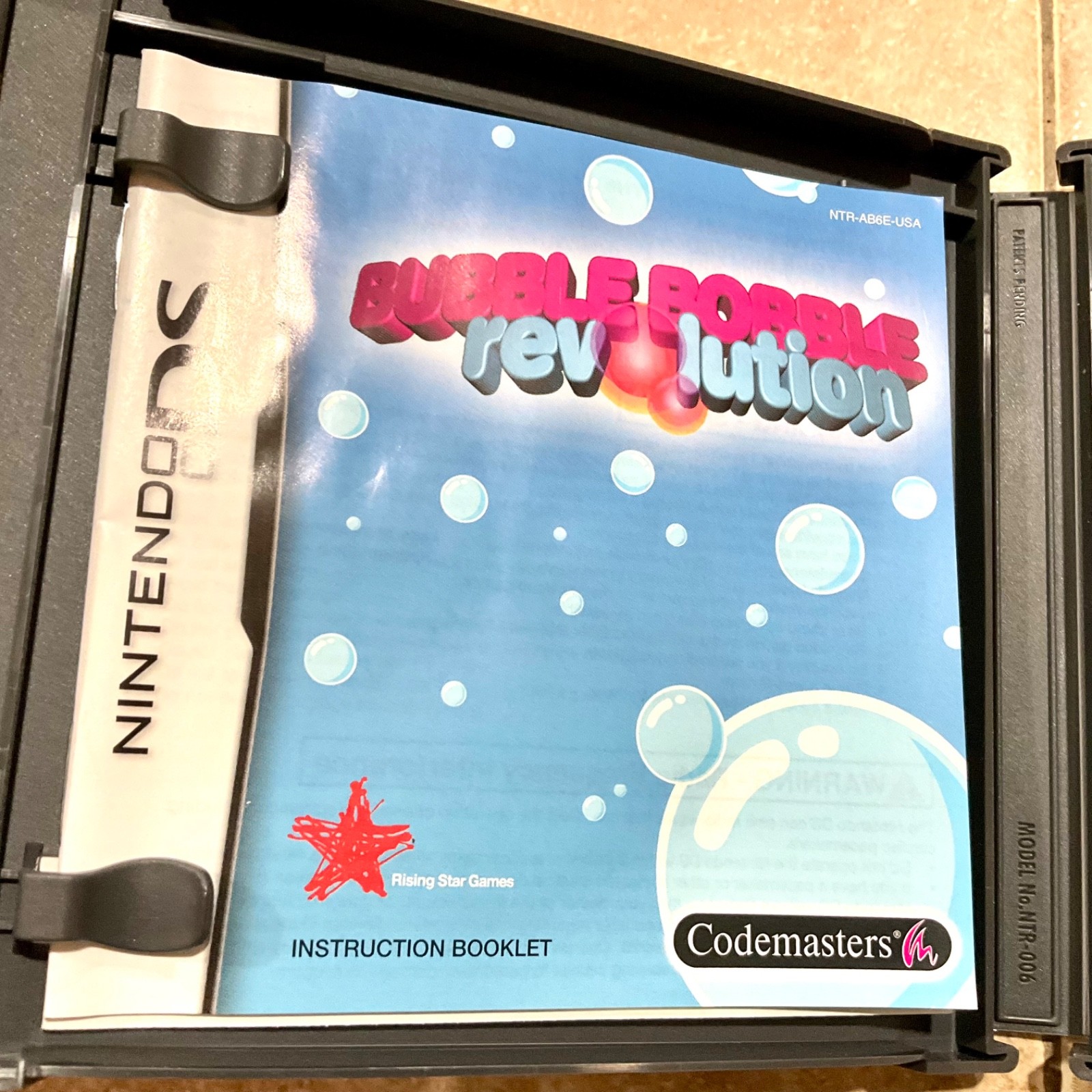 Bubble Bobble Revolution AUTHENTIC (Nintendo DS) CIB Complete Manual All Inserts