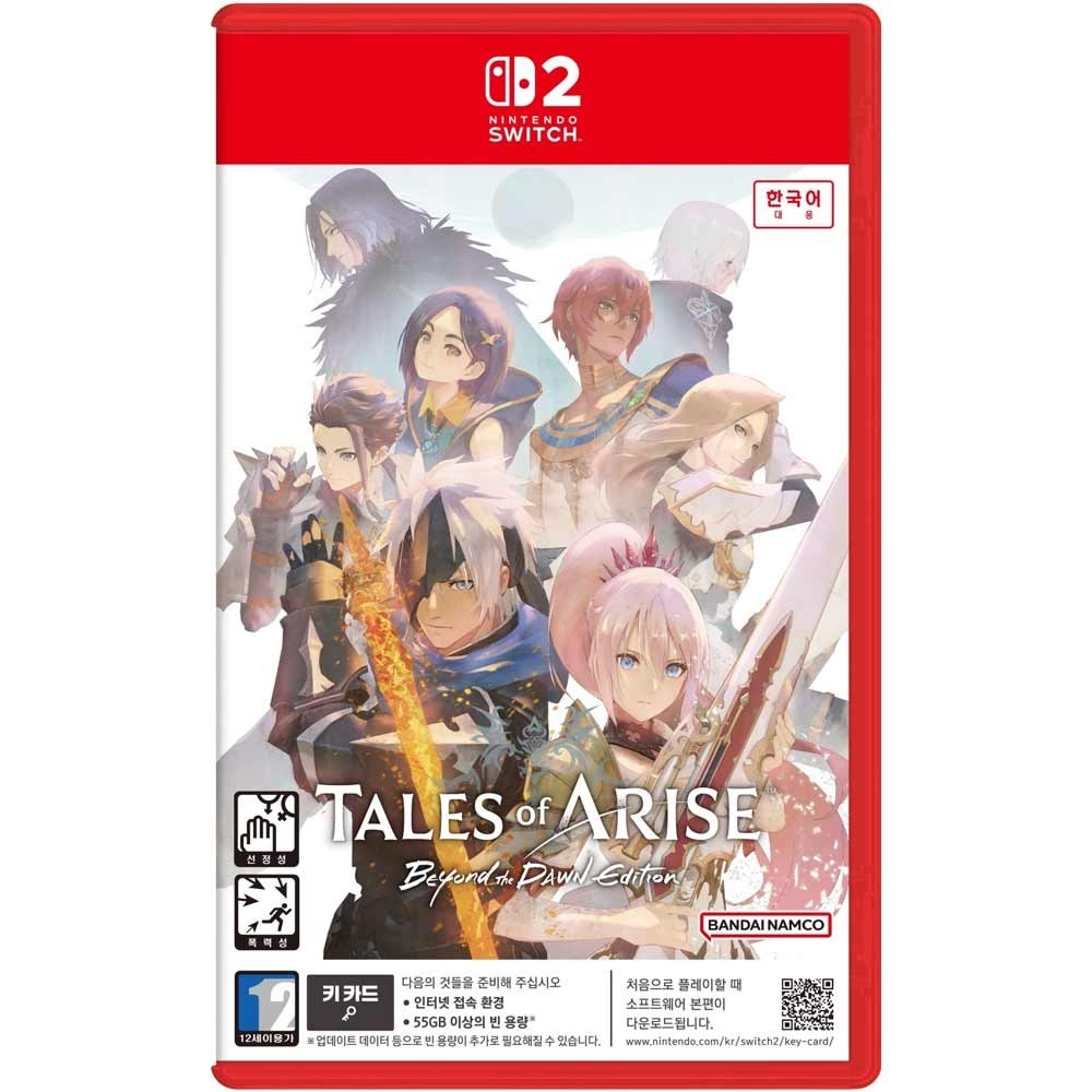 Nintendo Switch 2 Tales of Arise Beyond The Dawn Korean Version