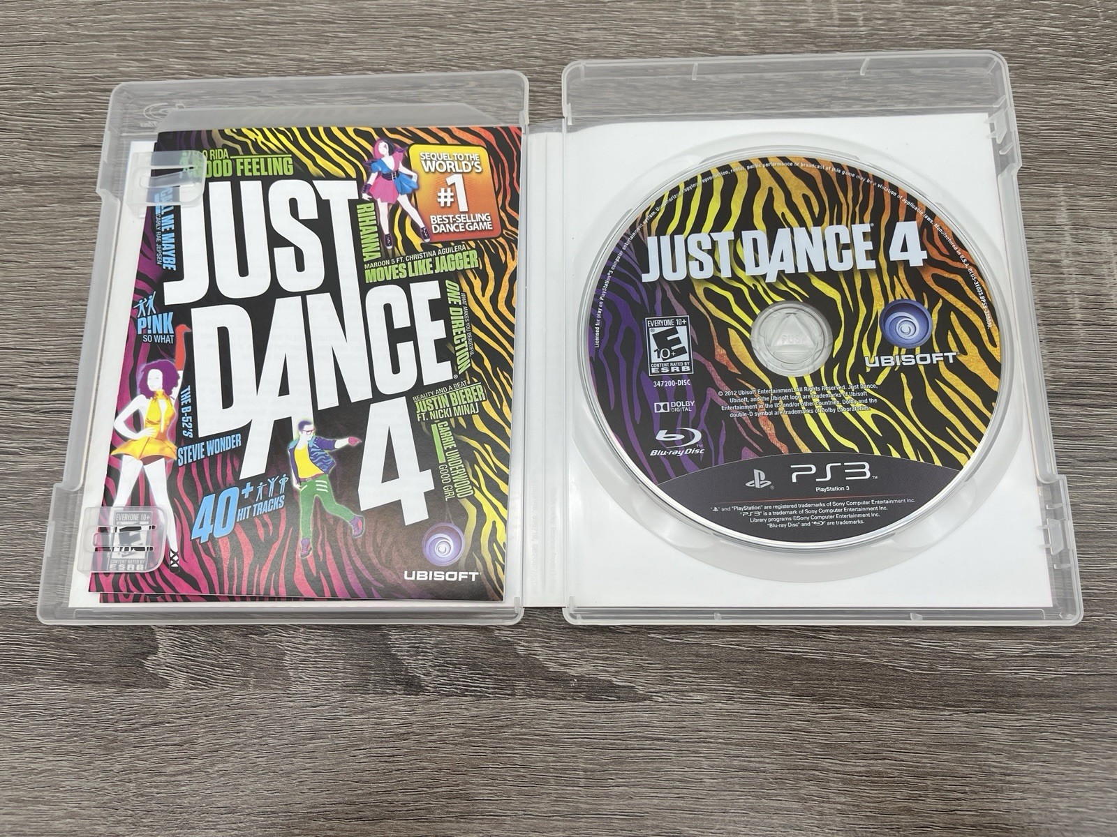 Just Dance 4 (Sony PlayStation 3, 2012) Complete with Manual CIB