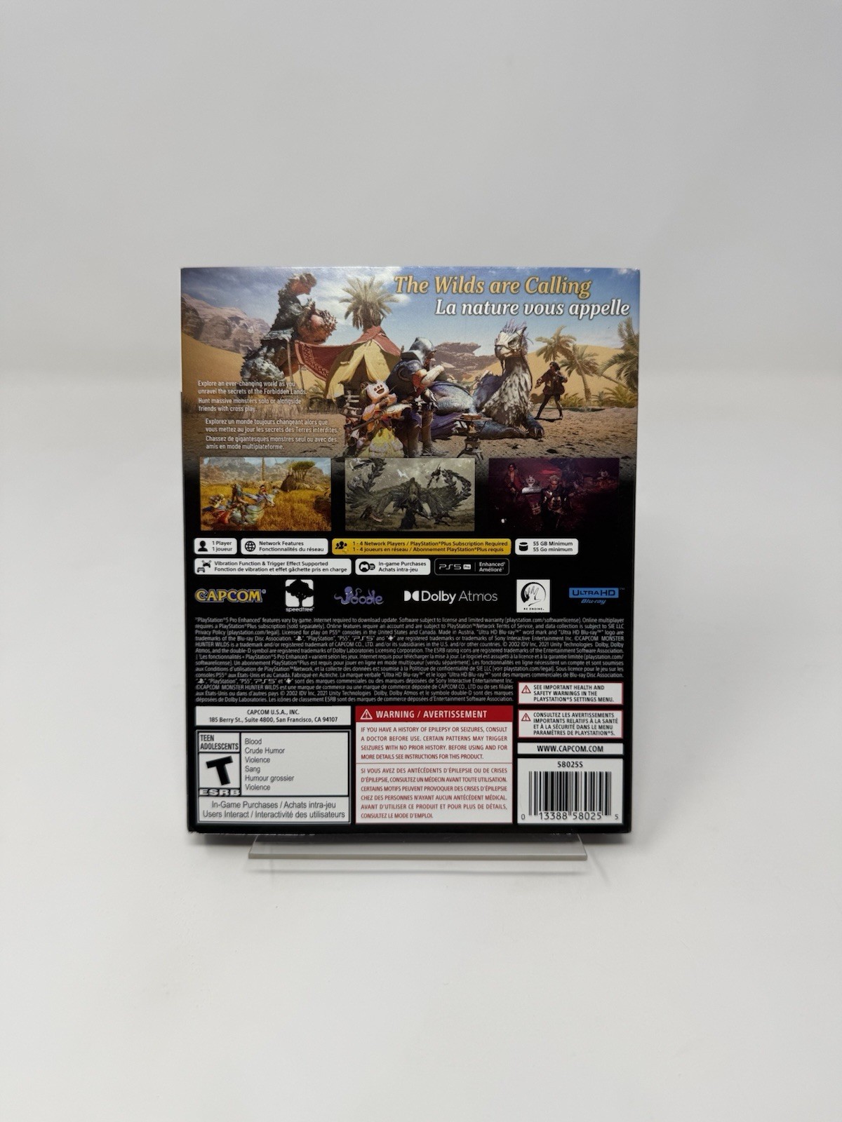 Monster Hunter Wilds: Steel Book Edition – PlayStation 5 CIB Tested Works