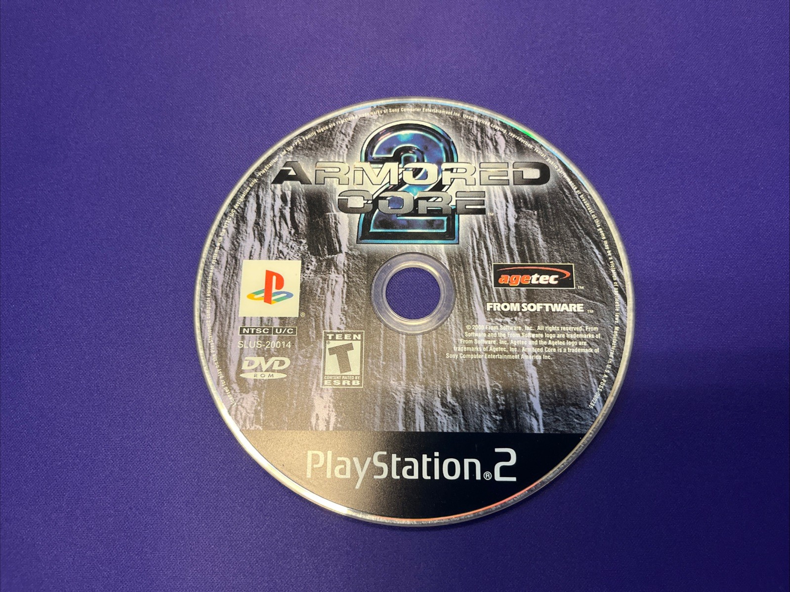 B5 – Armored Core 2 – Playstation 2 – Disc Only