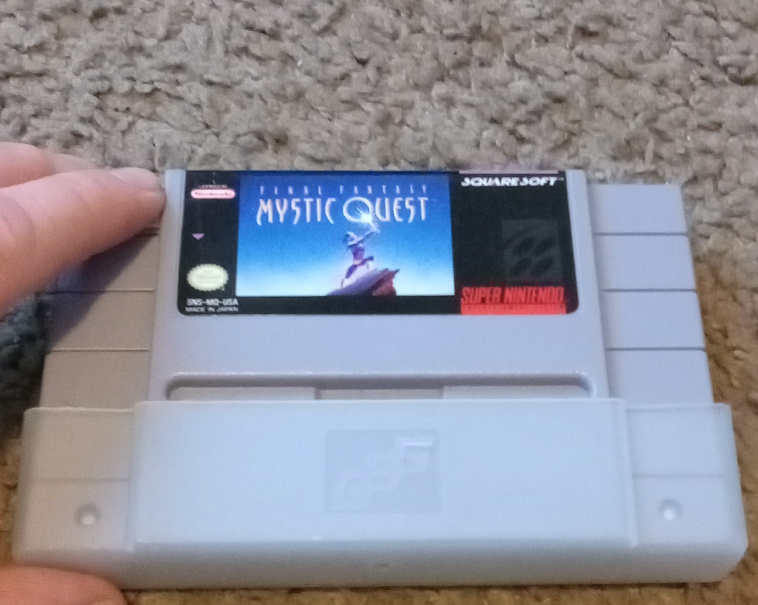 Squaresoft Final Fantasy Mystic Quest Nintendo SNES NTSC-U/C Role Playing