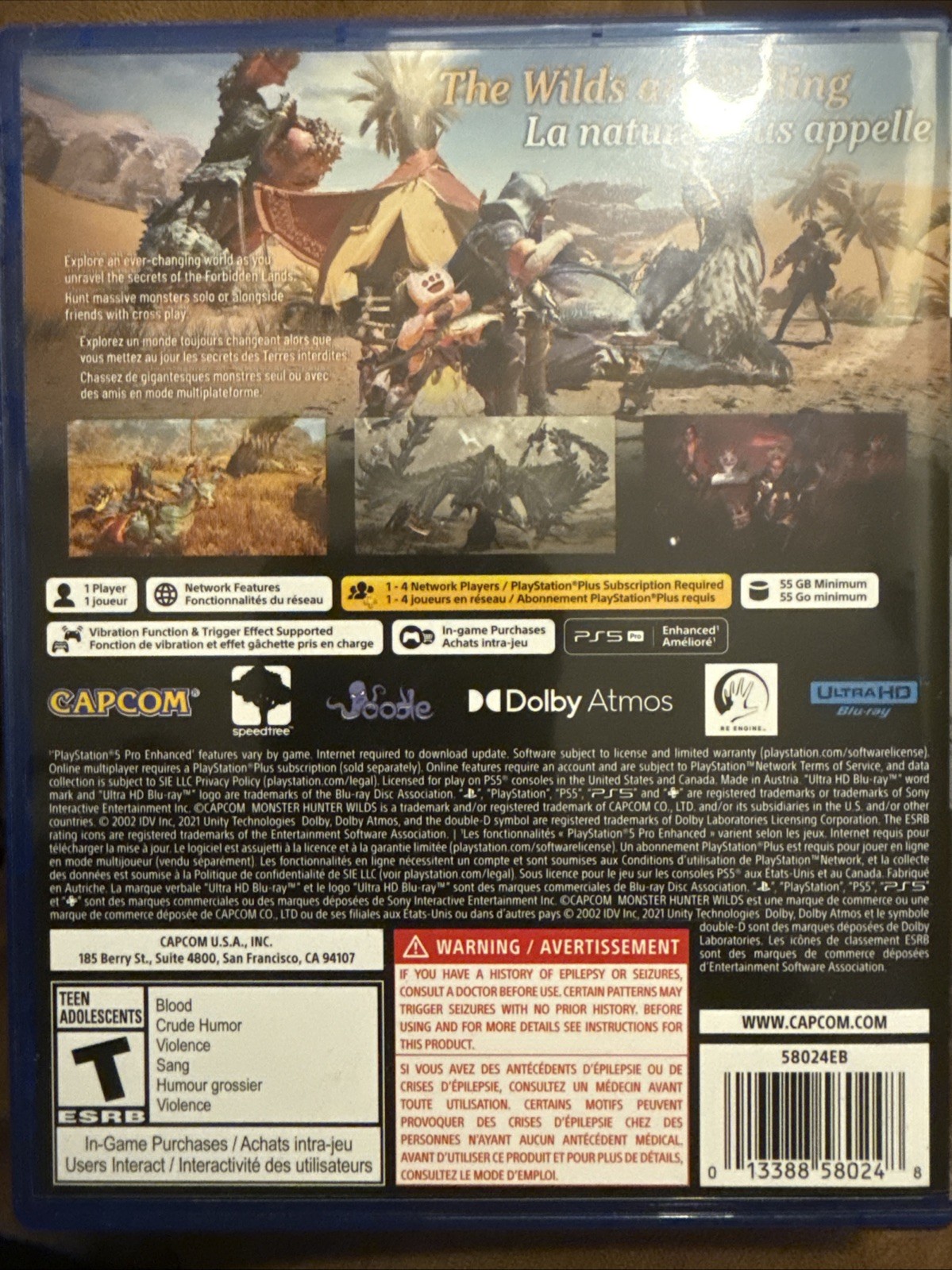 Monster Hunter Wilds Standard Edition – Sony PlayStation 5