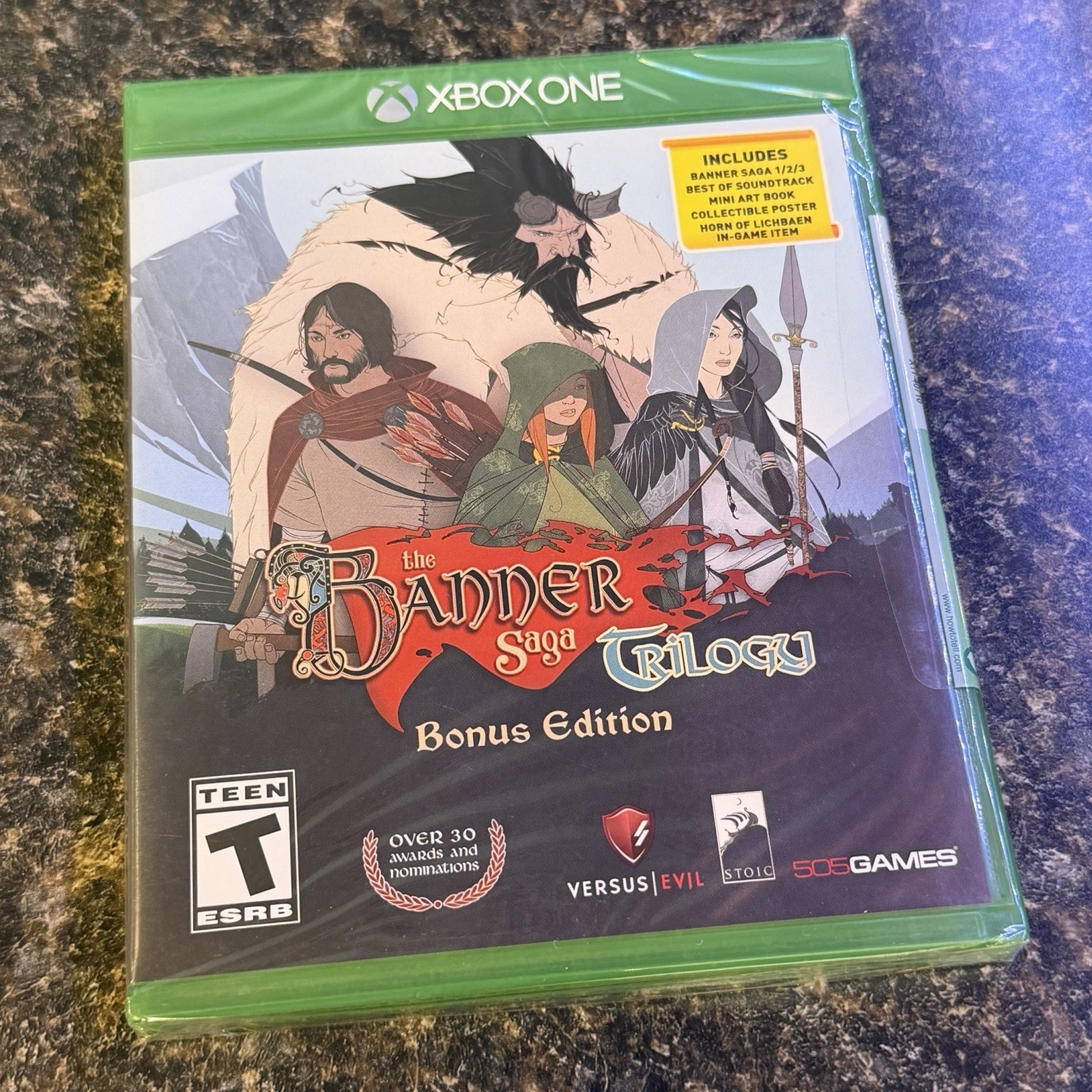 The Banner Saga Trilogy Bonus Edition (Microsoft Xbox One, 2018) Factory Sealed