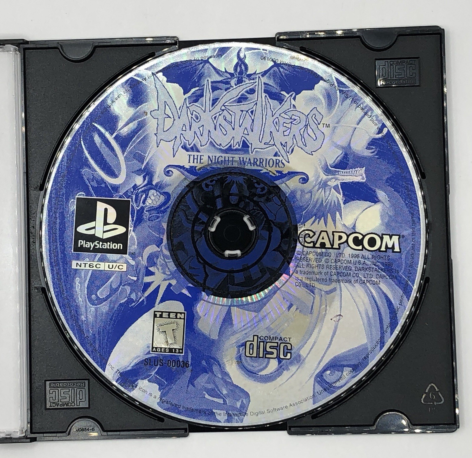 Darkstalkers The Night Warriors(PlayStation 1 PS1, 1996)Disc Only Tested Rare!