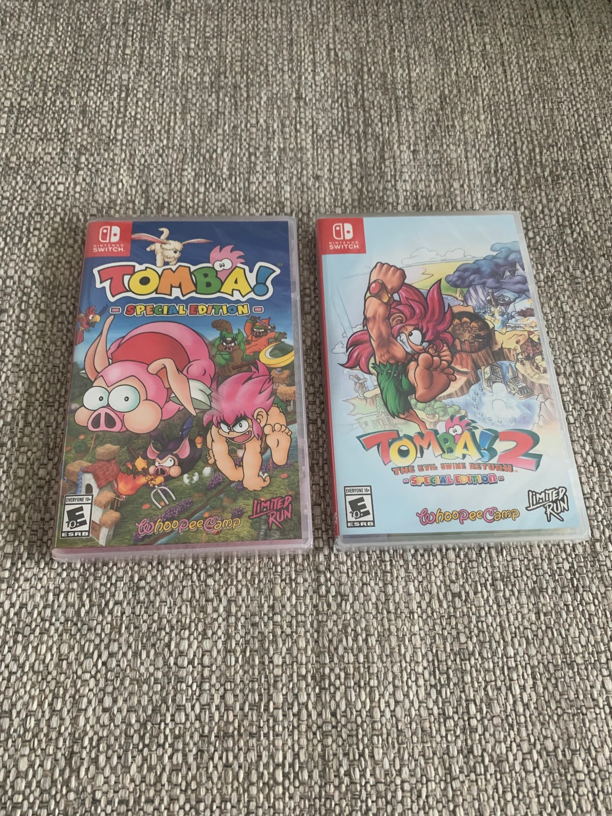 Tomba! 1 + 2 Pax Exclusive Cover Switch Bundle Limited Run #245 + #299 Tomba New