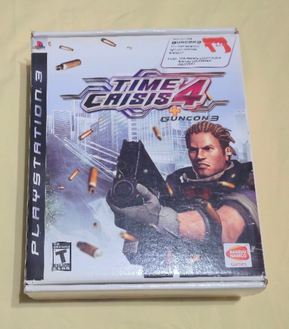 Time Crisis 4 + GunCon3 (Sony PS3 PlayStation 3) CIB Complete W/ Sensors TESTED