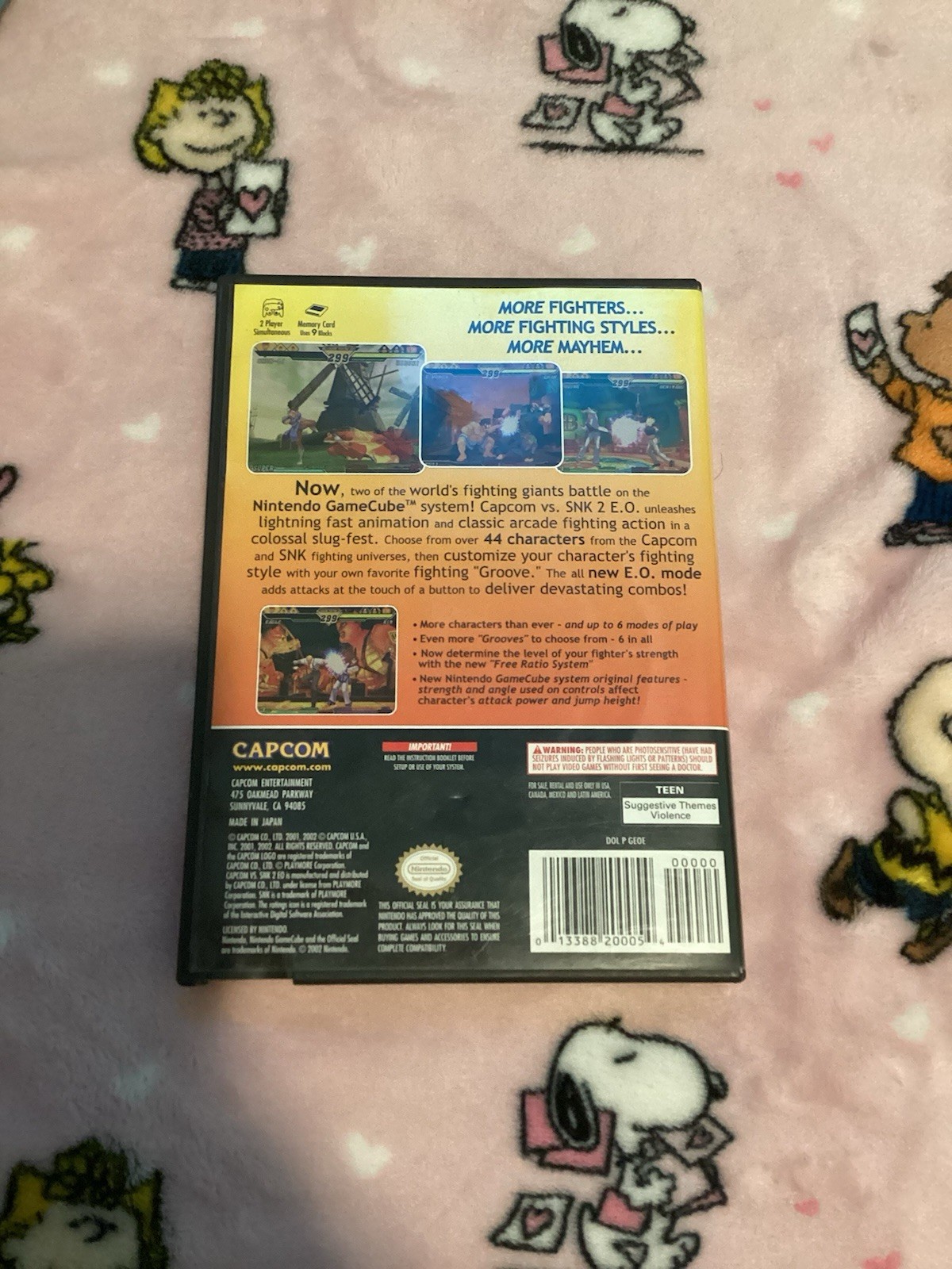Capcom vs. SNK 2: EO (Nintendo GameCube, 2002) Complete In Box