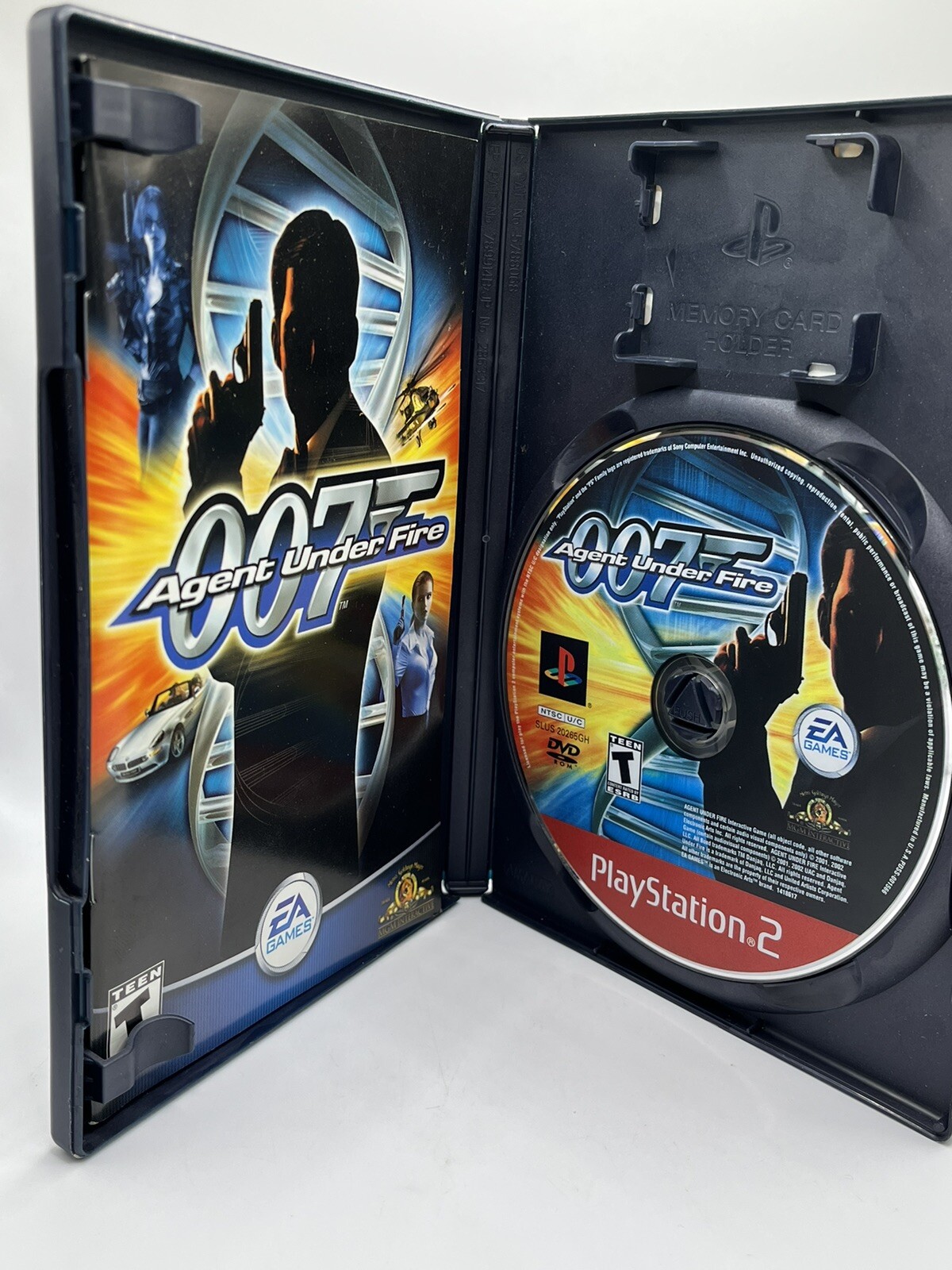 James Bond 007 Agent Under Fire PS2 Game PlayStation 2 W/ Reg Card Sony FPS CIB