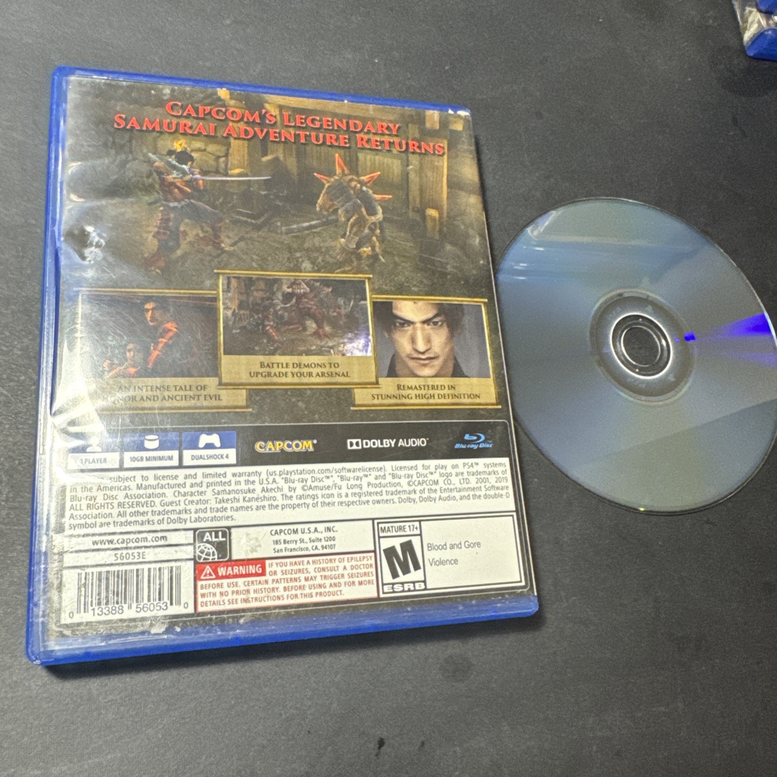 PS4 – Onimusha: Warlords (Sony PlayStation 4, 2019)