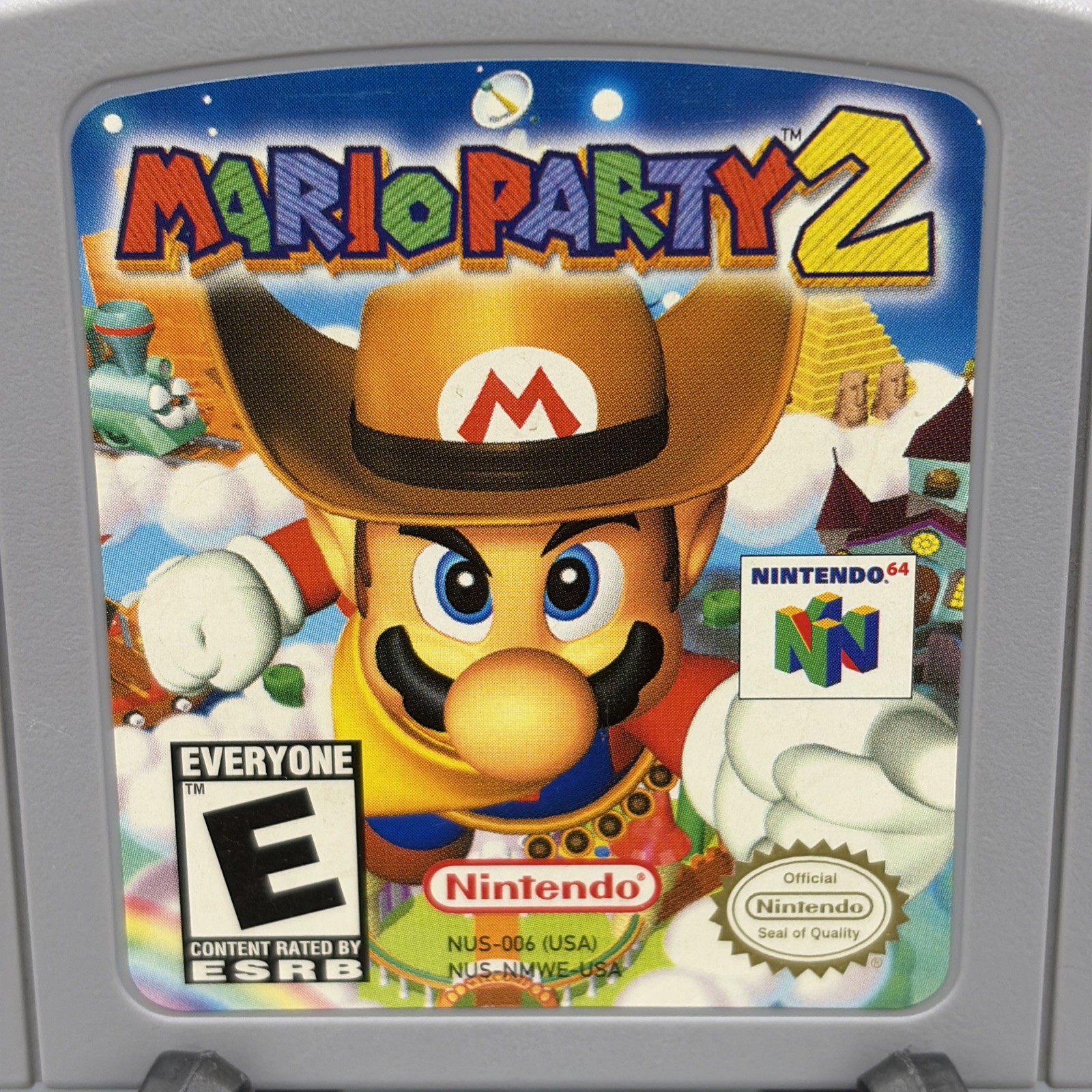 Mario Party 2 (Nintendo 64, 2000) N64 Authentic💯Cleaned & Tested ✅ Mint💎💎