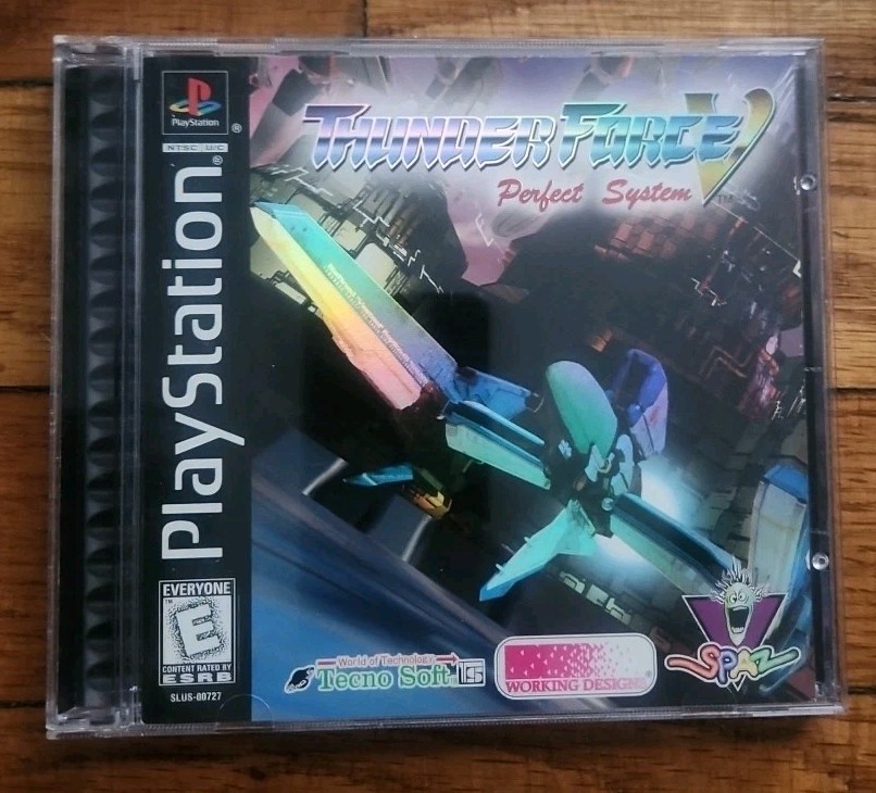 Thunder Force V: Perfect System (Sony PlayStation 1, 1998)
