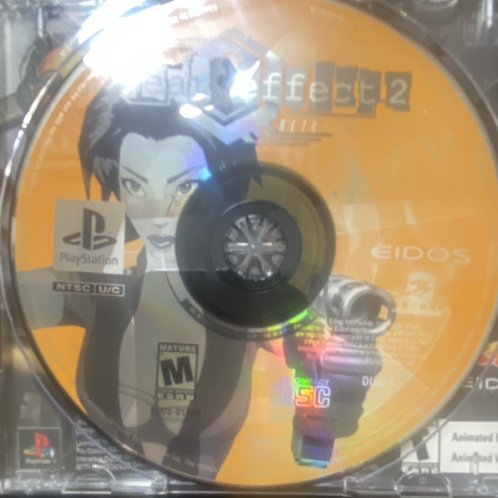 Eidos Fear Effect 2 Retro Helix PlayStation 1 Action Adventure Mature NTSC 2001
