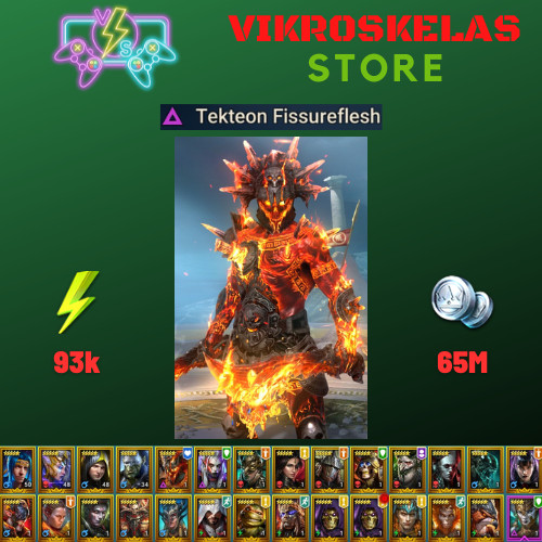 Raid Shadow Legends | Starter acc with Tekteon : 93k energy / 27 Legendary hero