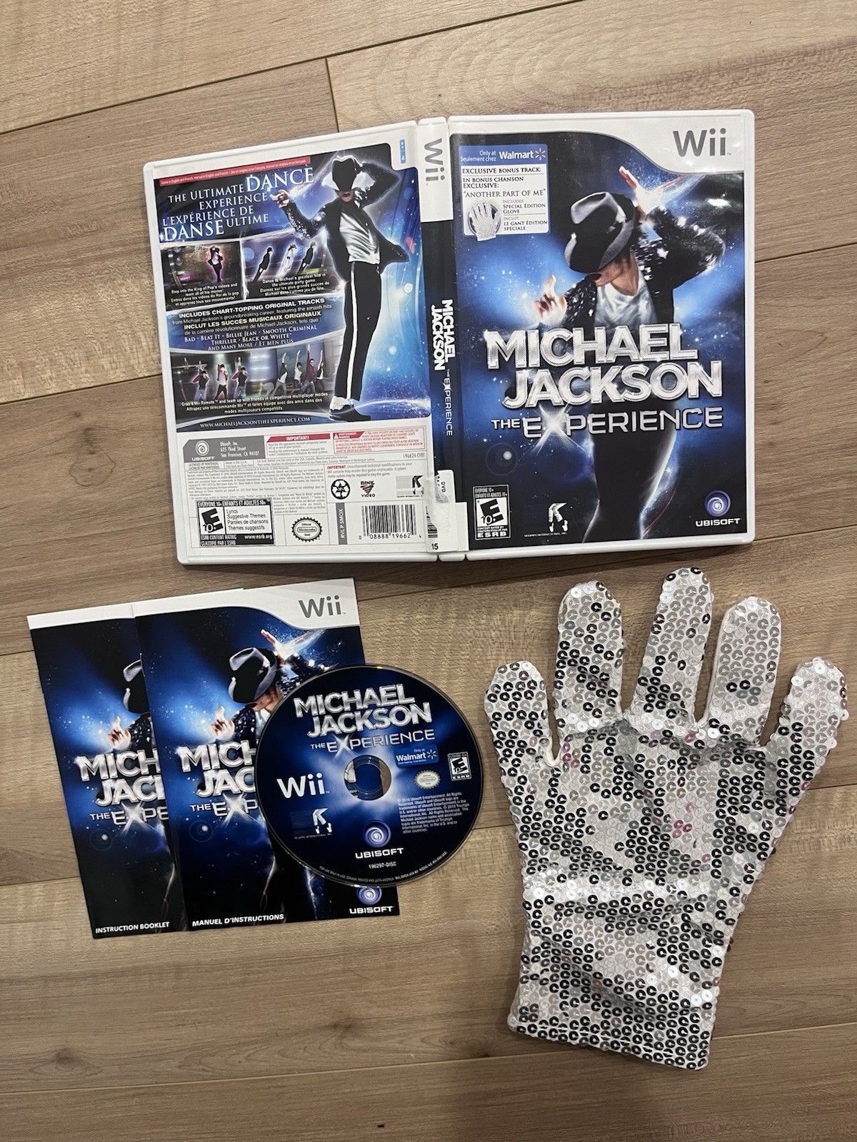 Michael Jackson: The Experience (Nintendo Wii, 2010) Complete With Glove Walmart