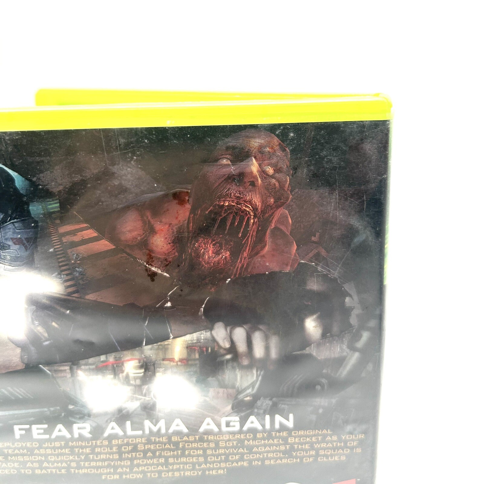 F.E.A.R. 2: Project Origin (Microsoft Xbox 360, 2009) Complete W/ Manual VG4115