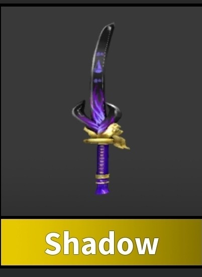 Shadow Virtual Sword Digital Asset In-Game Sword Item for Shadow Video Game