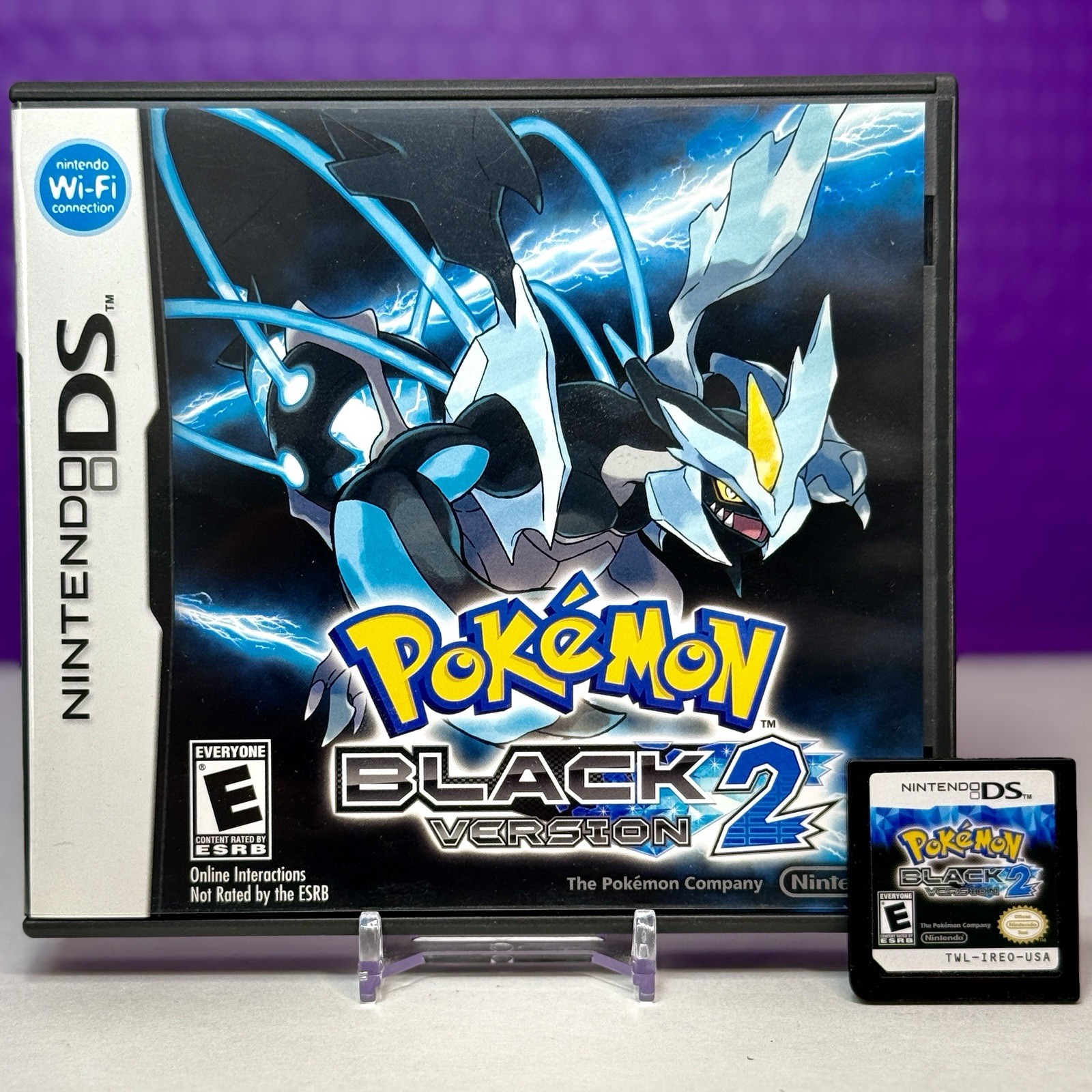 Pokemon Black Version 2 [Nintendo DS – Authentic] CIB Complete Game Case Inserts