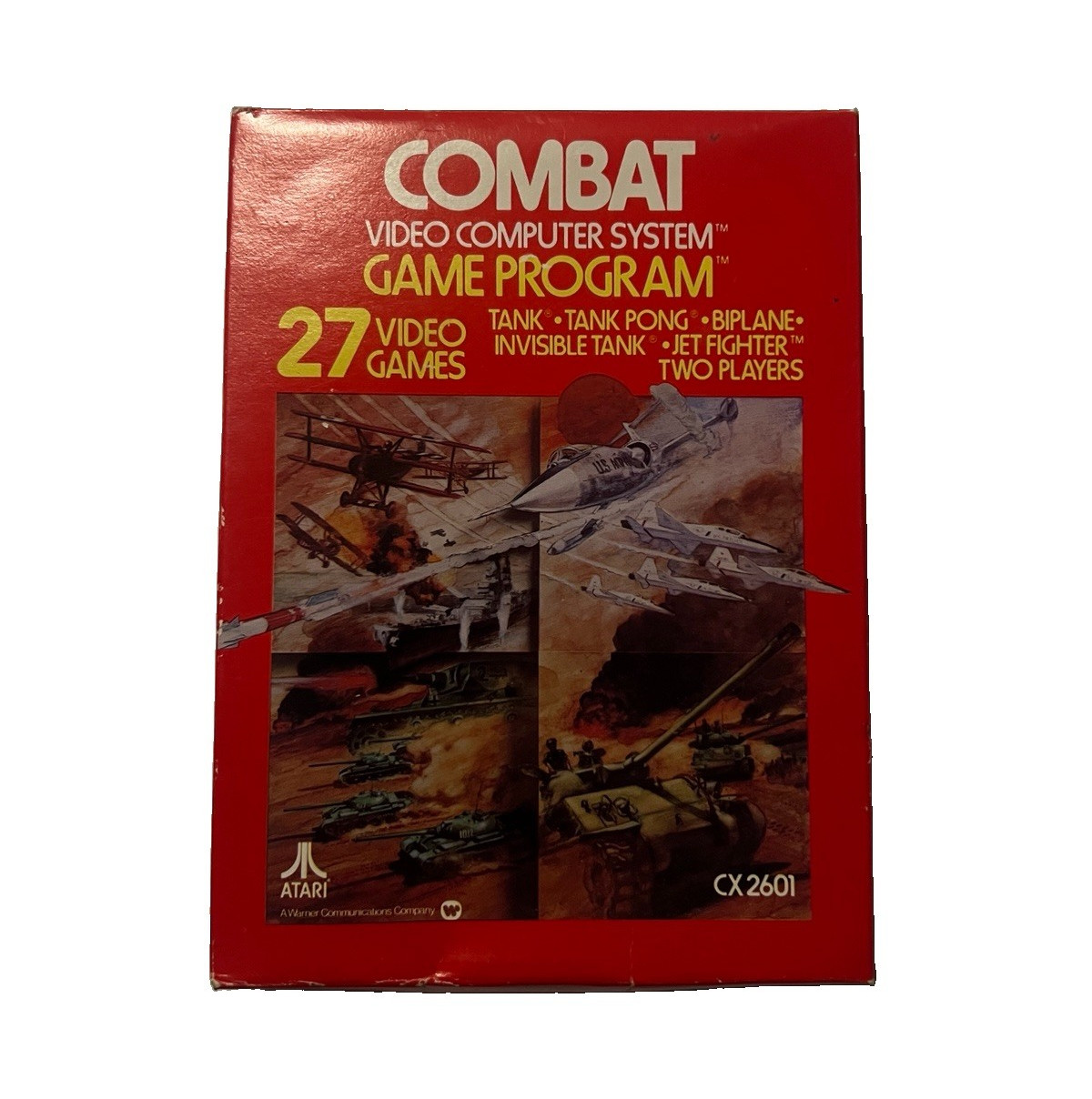 Atari Combat for Atari 2600 Shooter Tank Game (1978) w/ Box & Manual (CIB)